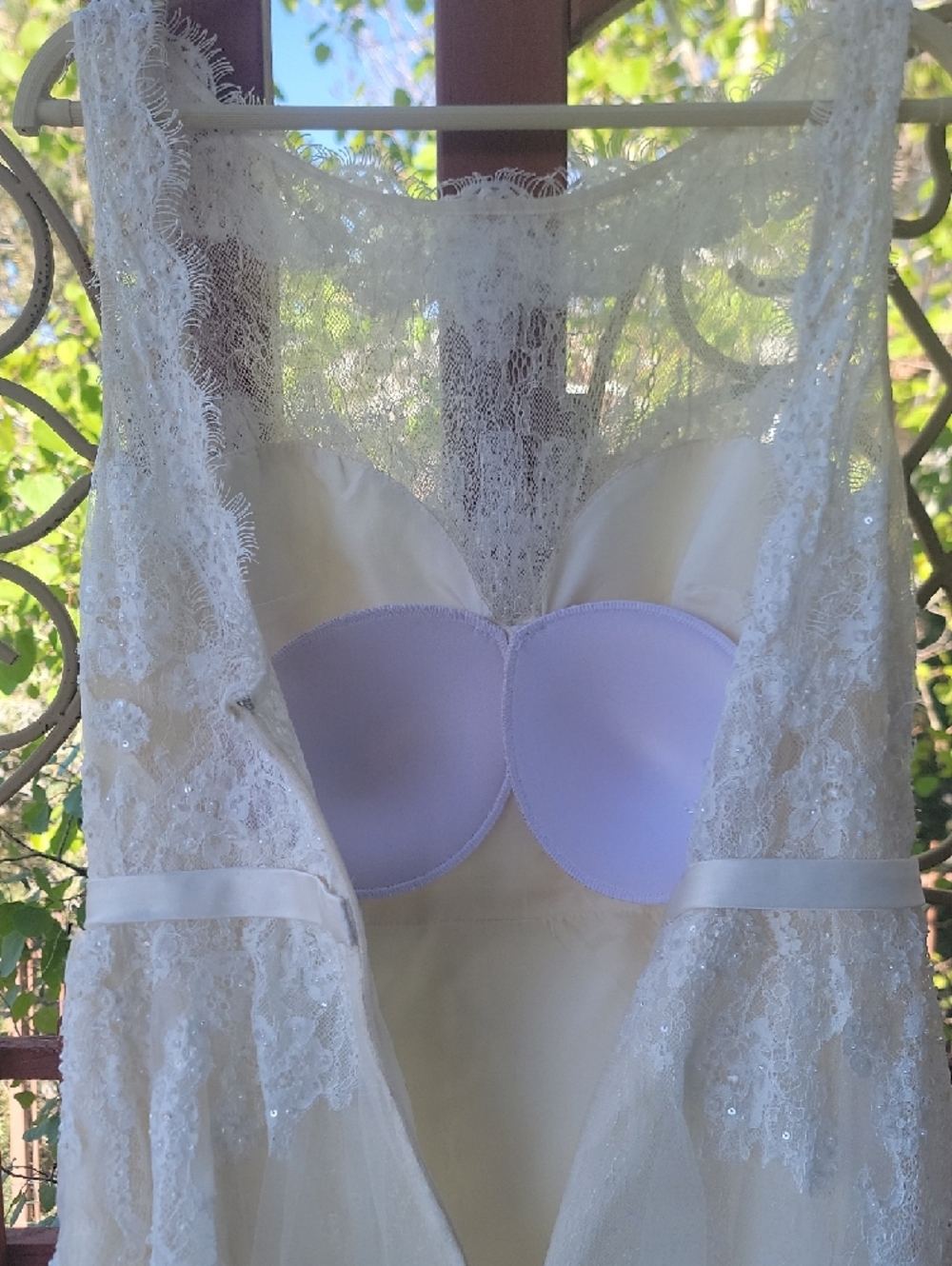 Ivory Lace Wedding Dress - Picture 7 of 7